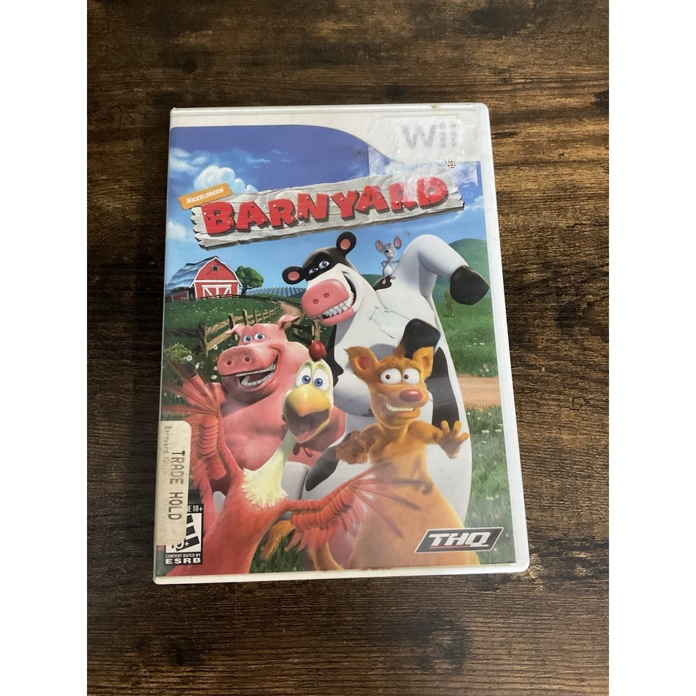 Nickelodeon Barnyard Nintendo Wii CIB Complete with Manual Tested